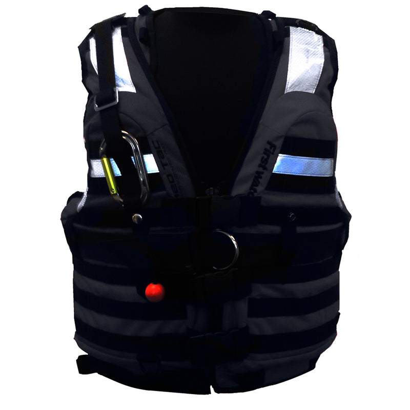 First Watch HBV-100 High Buoyancy Tactical Vest - Black - Medium to XL [HBV-100-BK-M-XL]