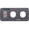 Blue Sea 4364 Water Resistant USB Accessory Panel - 15A Circuit Breaker, 2x Blank Apertures [4364]