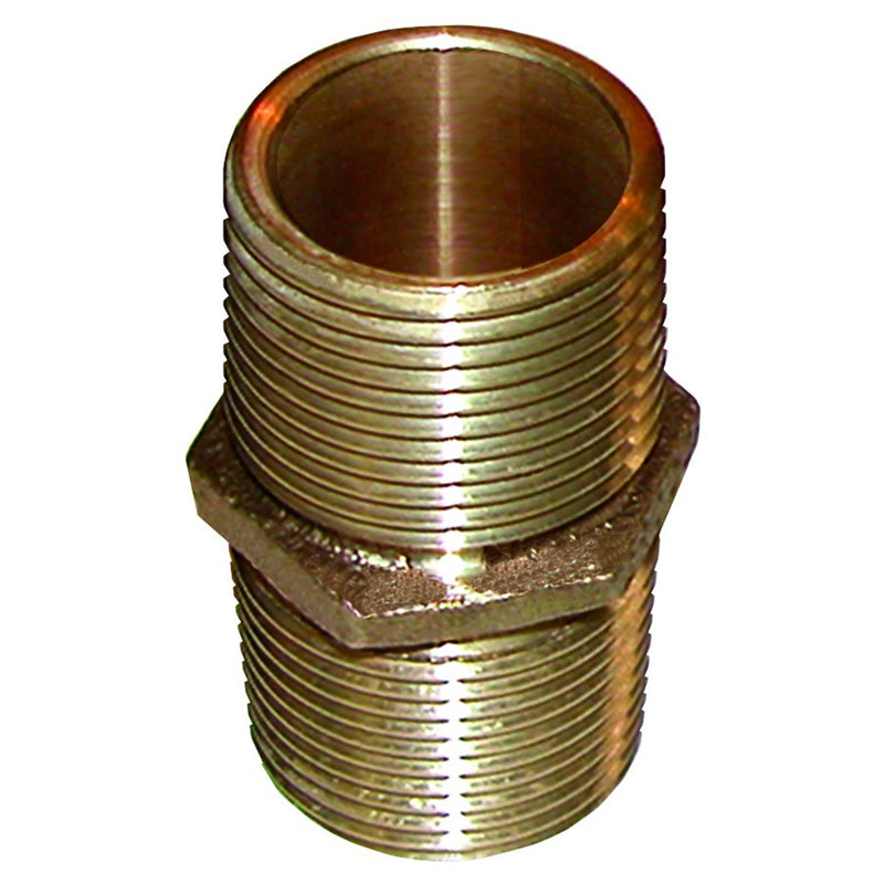 GROCO Bronze Pipe Nipple - 4" NPT [PN-4000]