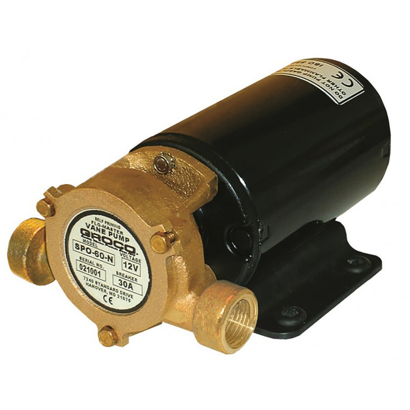 GROCO Commercial Duty Vane Pump - 24V [SPO-80-N 24V]