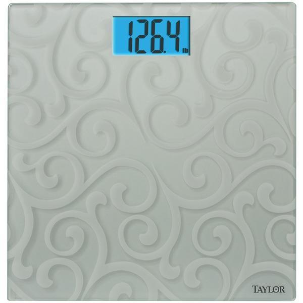 7598 Digital Scale with Frosted Scroll Design-Health Care-JadeMoghul Inc.