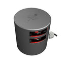 Lopolight Series 301-109 - Double Stacked Navigation Light - 3NM - Horizontal Mount - Red - Silver Housing [301-109ST]