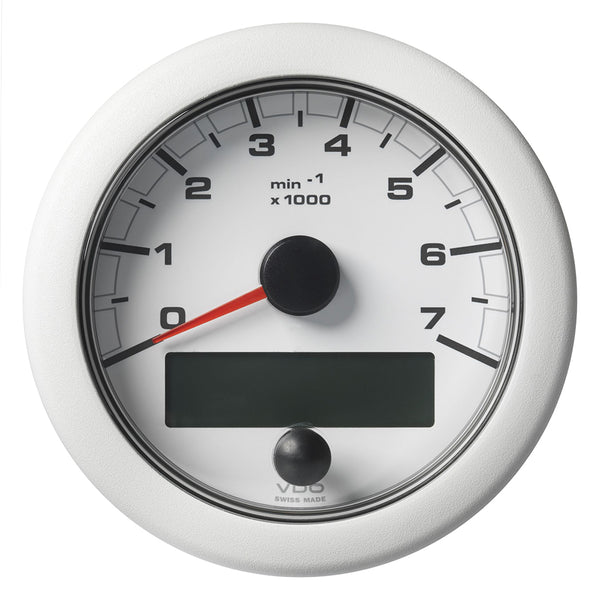 Veratron 3-3/8" (85MM) OceanLink NMEA 2000 Tachometer - 7000 RPM - White Dial  Bezel [A2C1065820001]