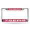 Porsche License Plate Frame 76 ers Laser Chrome Frame Red Background With White Letters