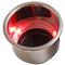 Sea-Dog LED Flush Mount Combo Drink Holder w/Drain Fitting - Red LED [588071-1]