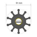 Albin Group Premium Impeller Kit - 51 x 12.7 x 22mm - 10 Blade - Pin Insert [06-01-011]