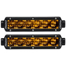 RIGID Industries 6" SR-Series SAE Compliant Fog Light - Black w/Yellow Light [906704]