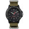 Timex Gallatin Nylon Slip-Thru Watch - Solar Green/Black Dial [TW4B14500JV]