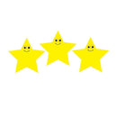 7IN HAPPY YELLOW STAR DIECUT ACCENT-Arts & Crafts-JadeMoghul Inc.