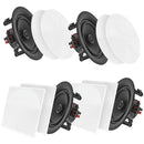 8" Bluetooth(R) Ceiling/Wall Speakers, 4 pk-Speakers, Subwoofers & Accessories-JadeMoghul Inc.