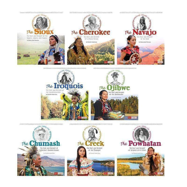 8 BOOK SET AMERICAN INDIAN LIFE-Learning Materials-JadeMoghul Inc.