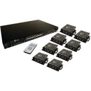 8 x 8 HDMI(R) Over CAT-6 Matrix Switcher Package-Cables, Connectors & Accessories-JadeMoghul Inc.