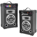 800-Watt Disco Jam Powered Active/Passive PA Dual Speaker System-PA Systems, Hailers & Megaphones-JadeMoghul Inc.