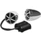 800-Watt Motorcycle/UTV Speaker & Amp System with Bluetooth(R) (Silver)-Motorcycle & ATV Audio Package-JadeMoghul Inc.
