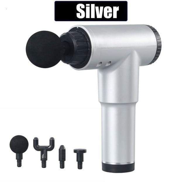 8000r/min Therapy Massage Gun 32 Gears Muscle Massager Pain Sport Massage Machine Relax Body Slimming Relief With 4 Heads AExp