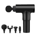 8000r/min Therapy Massage Guns 6 Gears Muscle Massager Pain Sport Massage Machine Relax Body Slimming Relief With 4 Heads AExp
