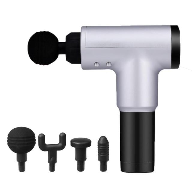 8000r/min Therapy Massage Guns 6 Gears Muscle Massager Pain Sport Massage Machine Relax Body Slimming Relief With 4 Heads AExp