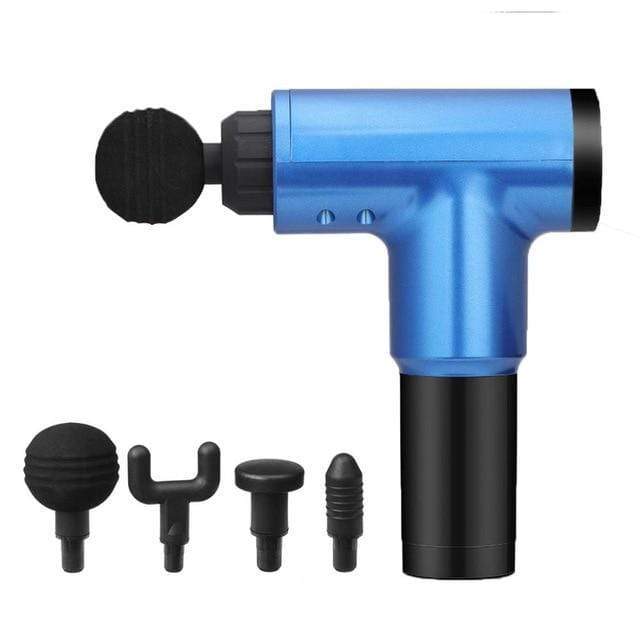 8000r/min Therapy Massage Guns 6 Gears Muscle Massager Pain Sport Massage Machine Relax Body Slimming Relief With 4 Heads AExp