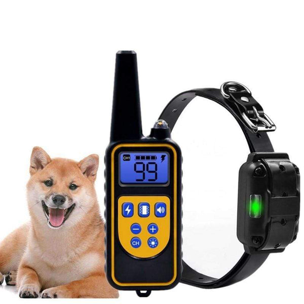 800yd Electric remote Dog Training Collar Waterproof Rechargeable LCD Display for All Size beep Shock Vibration mode 40%off JadeMoghul Inc. 
