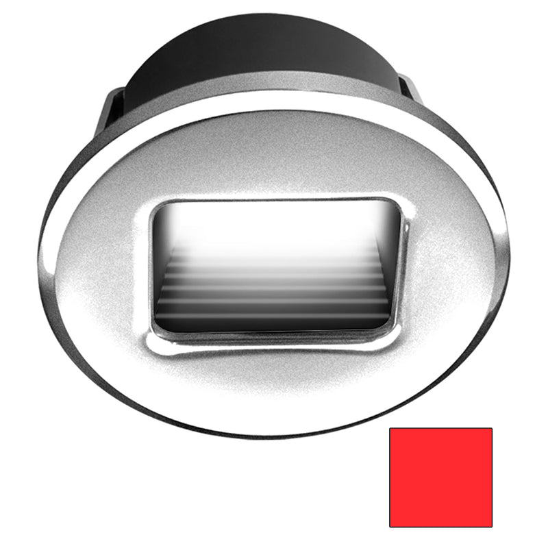 i2Systems Ember E1150Z Snap-In - Brushed Nickel - Round - Red Light [E1150Z-41H]