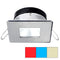i2Systems Apeiron A1120 Spring Mount Light - Square/Square - Red, Warm White  Blue - Brushed Nickel [A1120Z-44HCE]