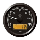 Veratron 3-3/8" (85 mm) ViewLine Speedometer - 0 to 120 KMH - 12/24V - Black Dial  Triangular Bezel [A2C59512369]