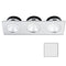 i2Systems Apeiron A1110Z - 4.5W Spring Mount Light - Triple Round - Cool White - Brushed Nickel Finish [A1110Z-46AAH]