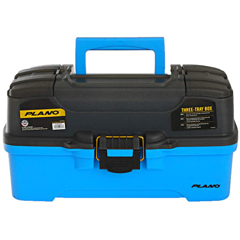 Plano 3-Tray Tackle Box w/Dual Top Access - Smoke  Bright Blue [PLAMT6231]
