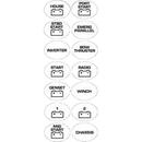 BEP Battery Switch Label Sheet [713]