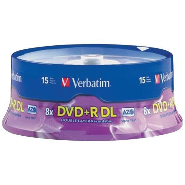 8.5GB Dual-Layer DVD+Rs (15-ct Spindle)-Recordable Discs-JadeMoghul Inc.