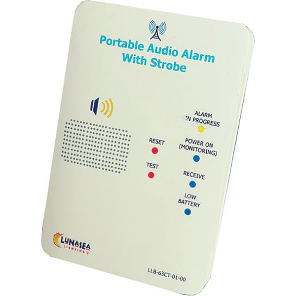 Lunasea Controller f/Audible Alarm Receiver w/Strobe Qi Rechargeable [LLB-63CT-01-00]