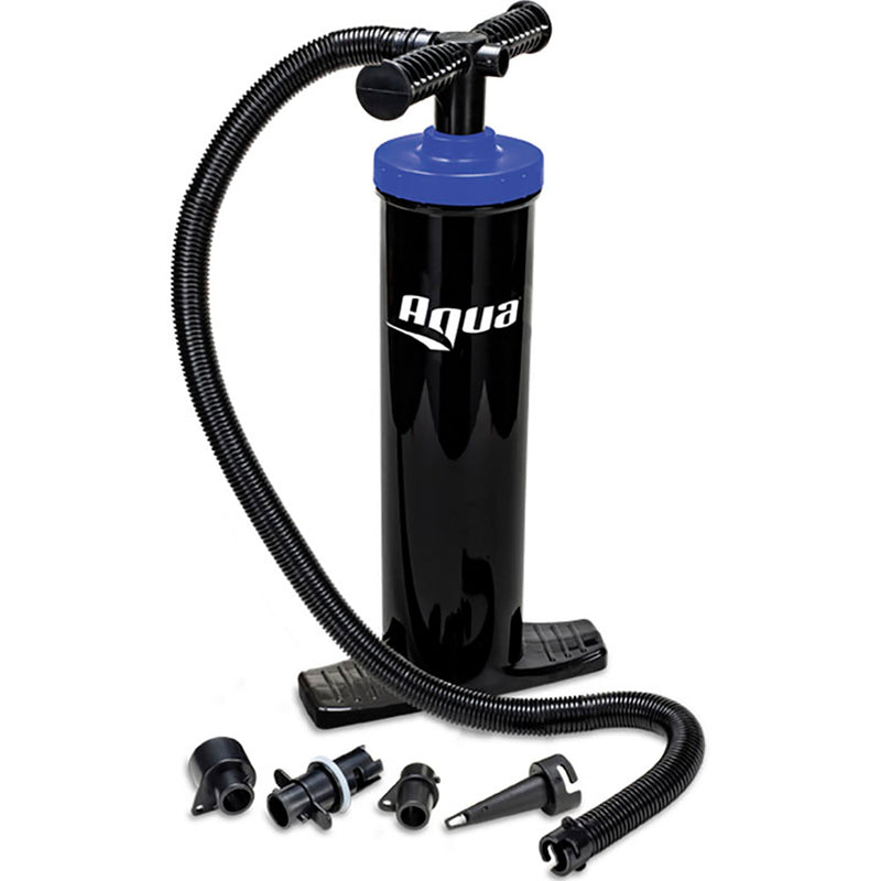 Aqua Leisure Heavy-Duty, Dual-Action Hand Pump w/4 Tips [AQX18967]