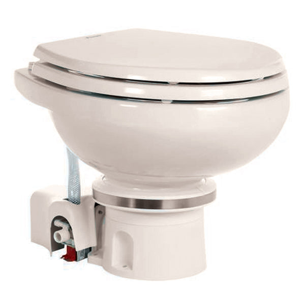 Dometic MasterFlush 7120 Bone Electric Macerating Toilet w/Orbit Base - Fresh Water [9108834576]