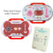 Lunasea Child/Pet Safety Water Activated Strobe Light w/RF Transmitter  Portable Audio/Visual Receiver - Red Case [LLB-63RB-E0-K1]