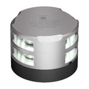 Lopolight Series 200-012 - Double Stacked Anchor Light - 2NM - Horizontal Mount - White - Silver Housing [200-012G2ST]