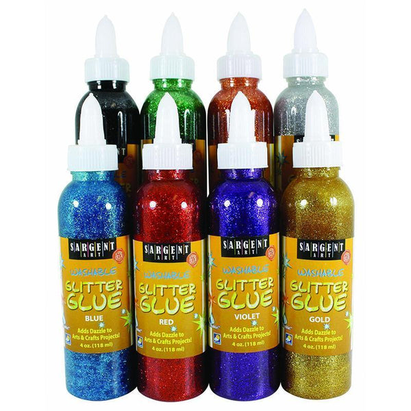 8CT 4OZ GLITTER GLUE ASSORTMENT-Arts & Crafts-JadeMoghul Inc.