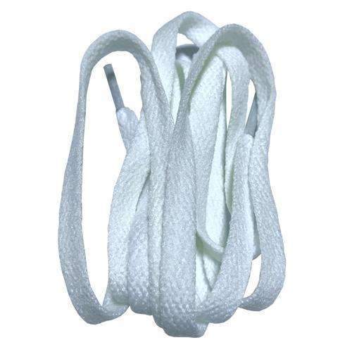 8mm Wide of Flat Shoelaces Shoe Laces for Sneakers Sport Shoes 24 Colors 80cm / 100cm / 120cm / 140cm / 160cm-No 1 white-100cm-JadeMoghul Inc.