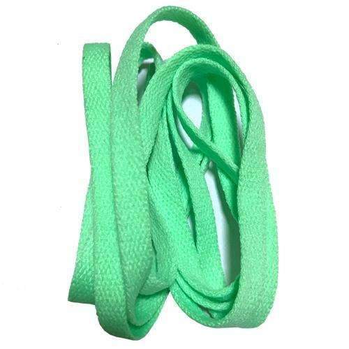 8mm Wide of Flat Shoelaces Shoe Laces for Sneakers Sport Shoes 24 Colors 80cm / 100cm / 120cm / 140cm / 160cm-No 22 apple green-100cm-JadeMoghul Inc.