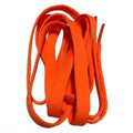 8mm Wide of Flat Shoelaces Shoe Laces for Sneakers Sport Shoes 24 Colors 80cm / 100cm / 120cm / 140cm / 160cm-No 8 orange-100cm-JadeMoghul Inc.