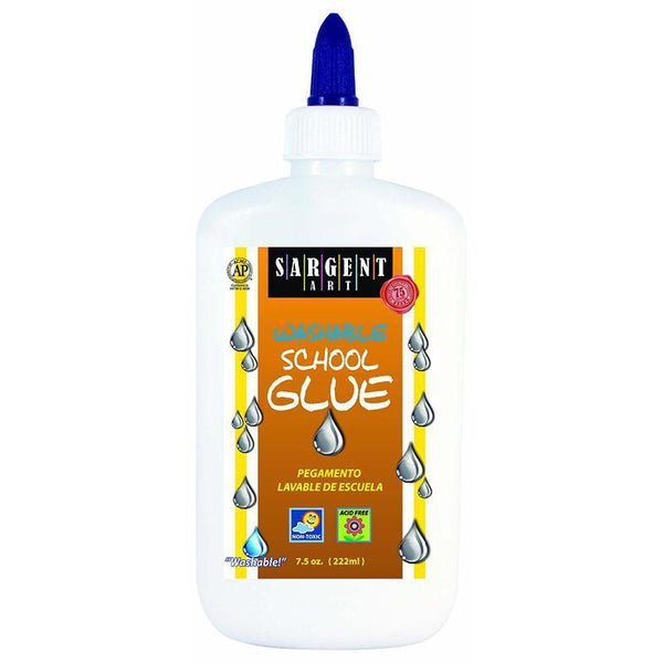 8OZ SARGENT WASHABLE SCHOOL GLUE-Arts & Crafts-JadeMoghul Inc.