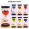 8pcs Hourglass Set Home Decor Glass 60 Minutes Colored Sand Timing Watch Kids Gift Home Decoration Accessories Ornaments HGXSL-3 Minutes Set-JadeMoghul Inc.