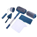 8pcs/set Multifunctional DIY Paint Roller Brush Tools Set Household Use Wall Decorative Handle Flocked Edger Tool Painting Brus JadeMoghul Inc. 
