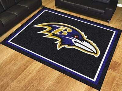 8x10 Rug 8x10 Rug NFL Baltimore Ravens 8'x10' Plush Rug FANMATS