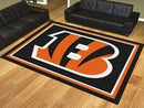 8x10 Rug 8x10 Rug NFL Cincinnati Bengals 8'x10' Plush Rug FANMATS