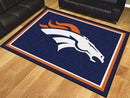 8x10 Rug 8x10 Rug NFL Denver Broncos 8'x10' Plush Rug FANMATS