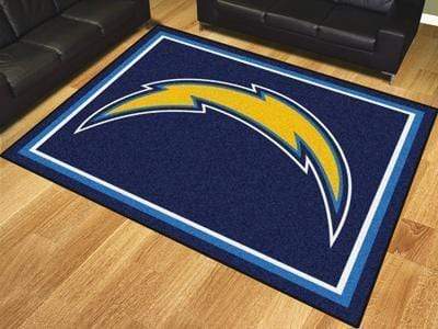 8x10 Rug 8x10 Rug NFL Los Angeles Chargers 8'x10' Plush Rug FANMATS