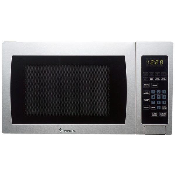.9 Cubic-ft, 900-Watt Microwave with Digital Touch (Stainless Steel)-Small Appliances & Accessories-JadeMoghul Inc.