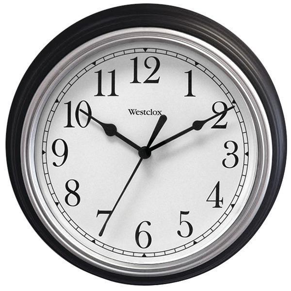 9" Decorative Wall Clock (Black)-Household Equipment & Accessories-JadeMoghul Inc.