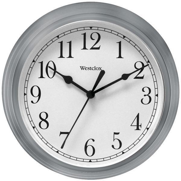 9" Decorative Wall Clock (Gray)-Household Equipment & Accessories-JadeMoghul Inc.