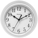 9" Decorative Wall Clock (White)-Household Equipment & Accessories-JadeMoghul Inc.